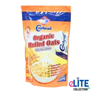 Cowhead Organic Baby Rolled Oats 500g – Healthy Natural Baby Food from Canada