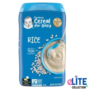 Gerber Baby Rice Cereal 454g Iron Enriched First Food USA