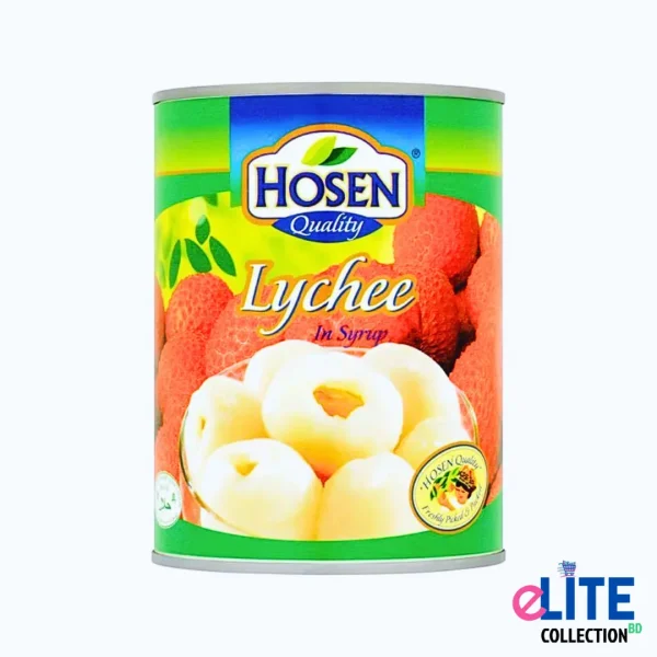 Hosen Lychee in Syrup – 565g | Sweet & Juicy Canned Lychee from Thailand