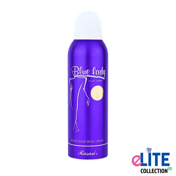 Rasasi Blue Lady Body Spray 200ml Floral Perfume for Women UAE