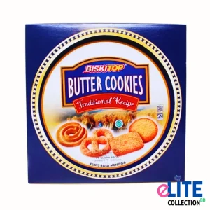 Biskitop Butter Cookies 350g – Traditional Recipe Tin Pack from Indonesia