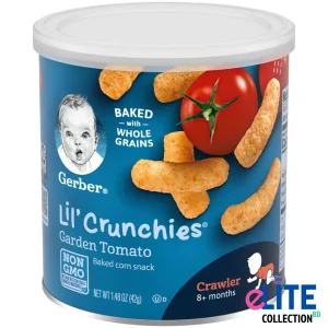 Gerber Lil’ Crunchies Garden Tomato 42g Healthy Baby Snack USA