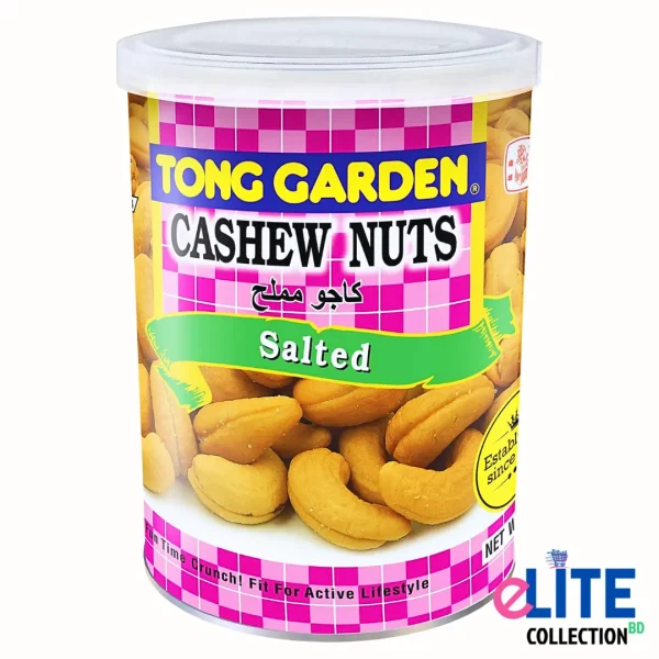 Tong Garden Salted Cashew Nuts – 150g Can Snack from Thailand