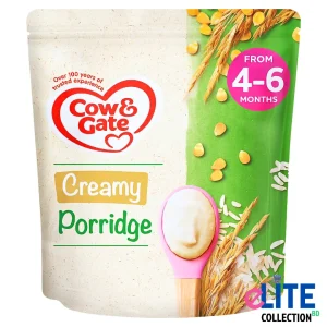 Cow & Gate Creamy Porridge Baby Cereal 125g – UK Smooth Weaning Food