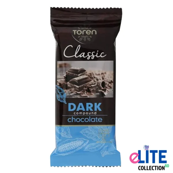 Toren Classic Dark Compound Chocolate 52g Rich Turkish Chocolate